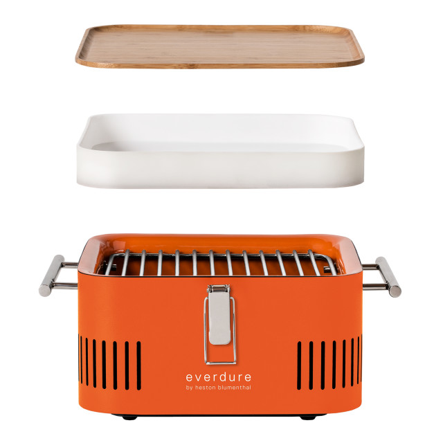 Everdure by Heston Blumenthal Cube Charcoal Portable Braai - Orange detail