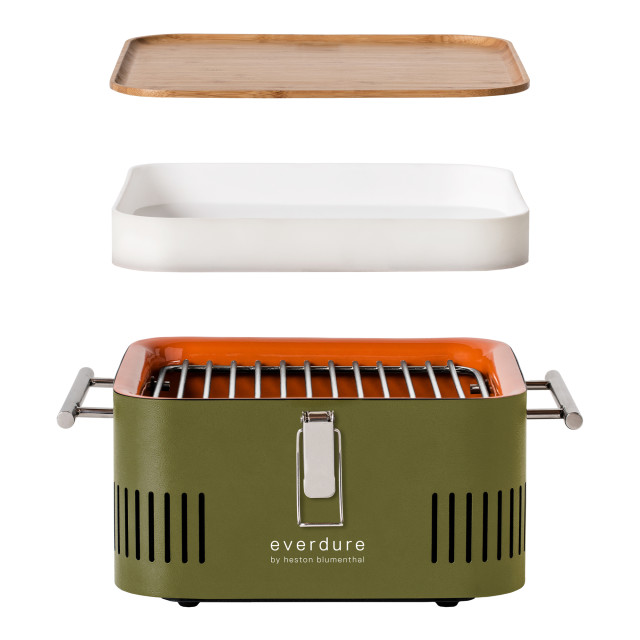 Everdure by Heston Blumenthal Cube Charcoal Portable Braai - Khaki detail
