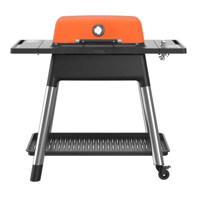 Everdure by Heston Blumenthal Force 2 Burner Gas Braai with Stand - Orange front view