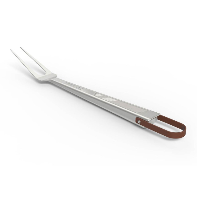 Pack Shot image of Everdure by Heston Blumenthal Carving Fork with Leather Hanging Handle