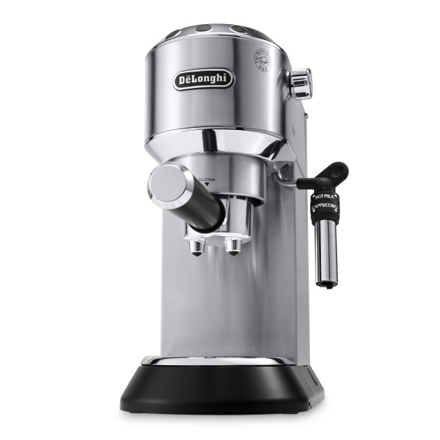 Angle image of DeLonghi Dedica Pump Manual Espresso Coffee Machine, EC685