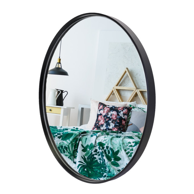 Lifestyle image of Native Decor Round Deep Frame Mirror