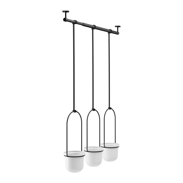 Umbra Triflora Hanging Planter, brass