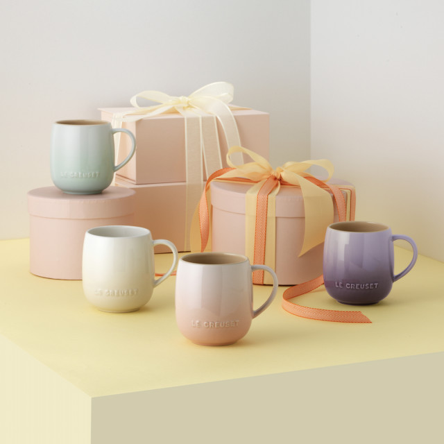 Lifestyle image of Le Creuset Stoneware U Mug, 380ml