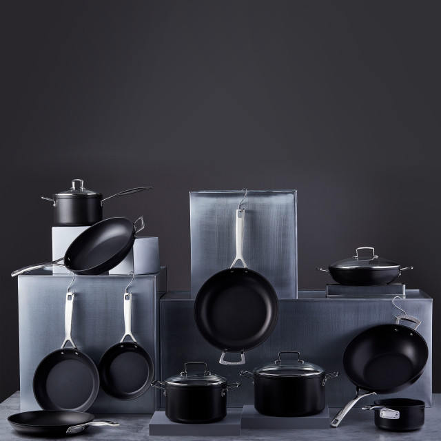 Lifestyle image of Le Creuset Toughened Non-Stick Saute Pan With Helper Handle