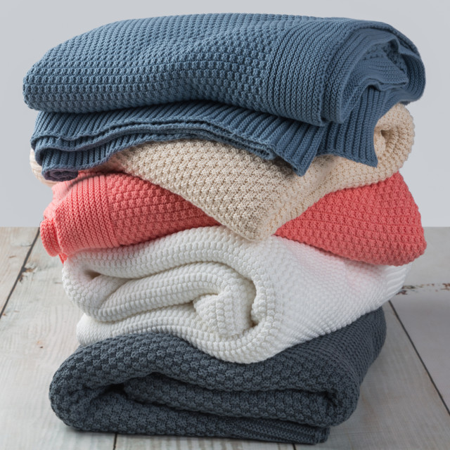 Lifestyle image of Linen Drawer Harmony Large Pure Cotton Throw