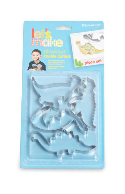 Kitchen Craft Metal Dinosaur Cutters