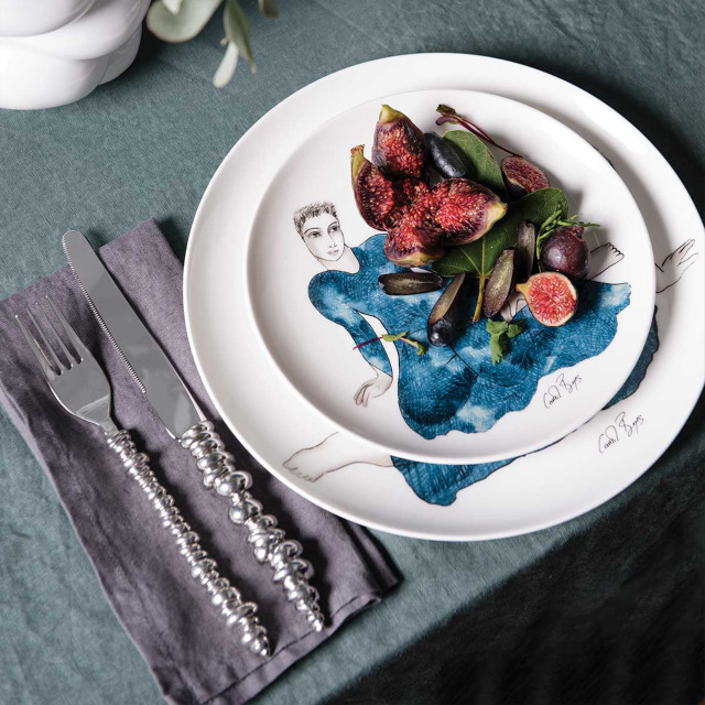Lifestyle image of Carrol Boyes Spellbinding Side Plates, Set of 4