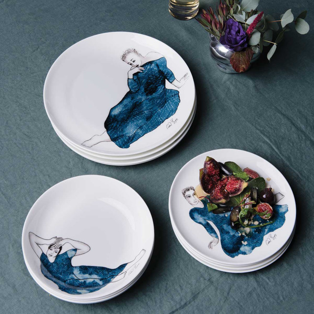Lifestyle image of Carrol Boyes Spellbinding Side Plates, Set of 4