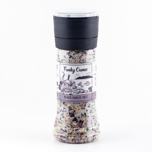 Funky Ouma Black Garlic Salt Grinder - 250ml