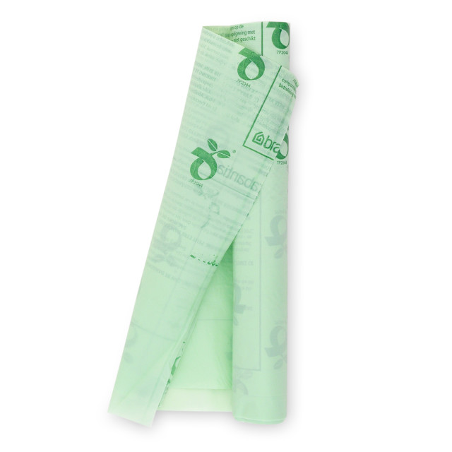 Brabantia Compostable Bin Liners, Pack of 10 - Code K (10L) 