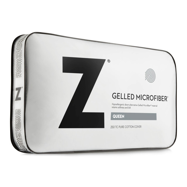 Malouf Z Gelled Queen Microfibre Pillow packaging