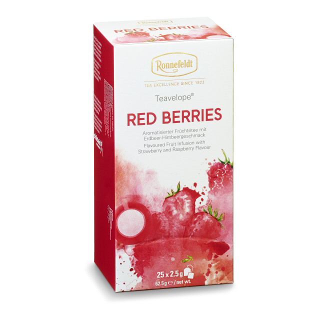 Pack Shot image of Ronnefeldt Red Berries Teavelopes, Pack of 25