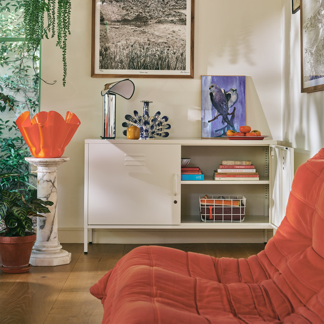 Popstrukt Sugar Cube Media Unit - Soft White