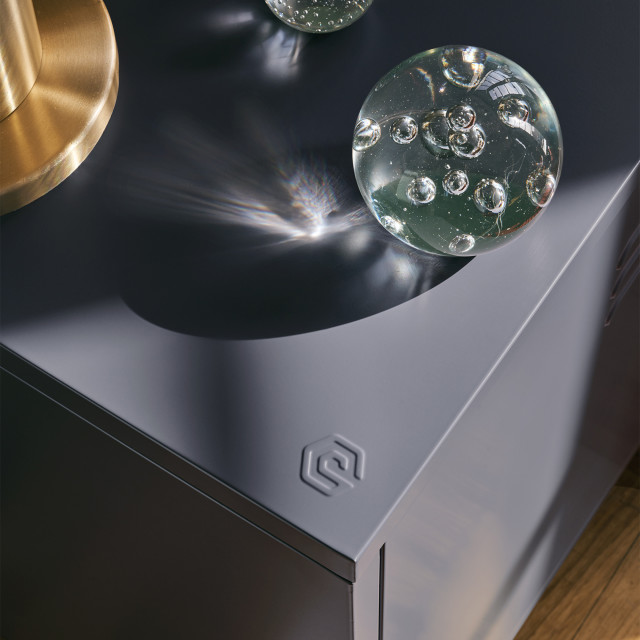 Popstrukt Sugar Cube Media Unit - Carbon Grey