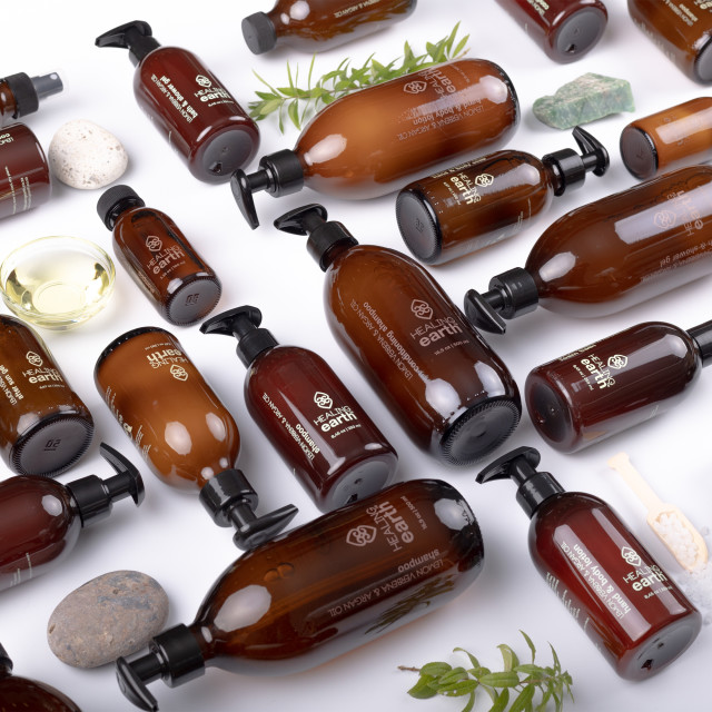 Healing Earth Lemon Verbena and Argan Oil Bath and Shower Gel