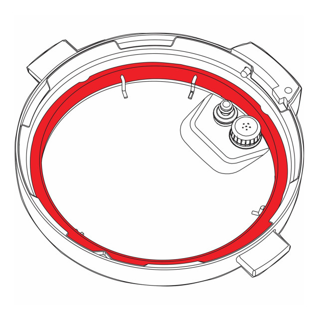 Detail image of Instant Pot Double Pack Sealing Rings, 8L