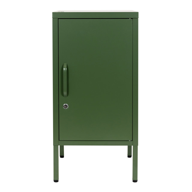 Popstrukt Sugar Cube Side Table - Dark Olive angle