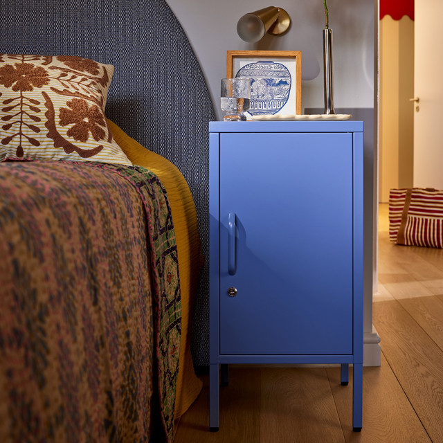 Popstrukt Sugar Cube Side Table - Pigeon Blue