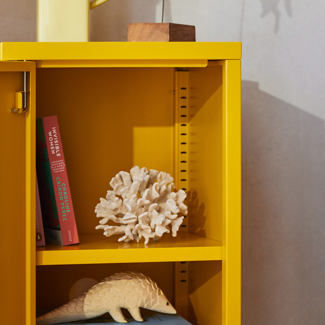 Popstrukt Sugar Cube Side Table - Honey