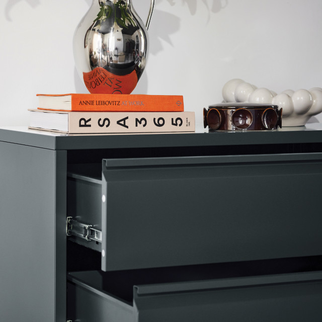 Popstrukt Bon Bon Chest of Drawers - Dark Flint