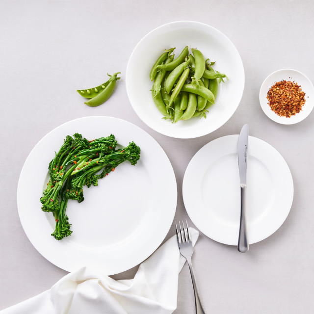 Maxwell & Williams White Basics Rim Dinner Plates, Set of 4