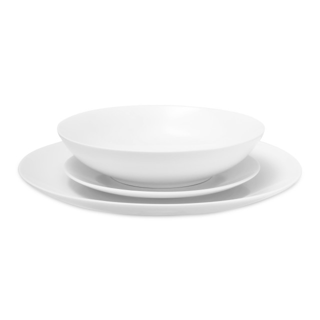 Maxwell & Williams White Basics Tribeca Coupe Dinner Set - 18 Piece