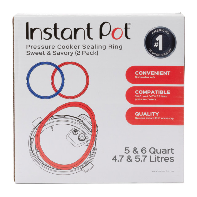 Instant Pot Double Pack Sealing Rings, 6L