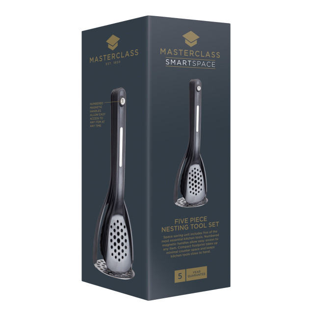 Packaging image of MasterClass Smart Space Nesting Utensil Set, 5-Piece