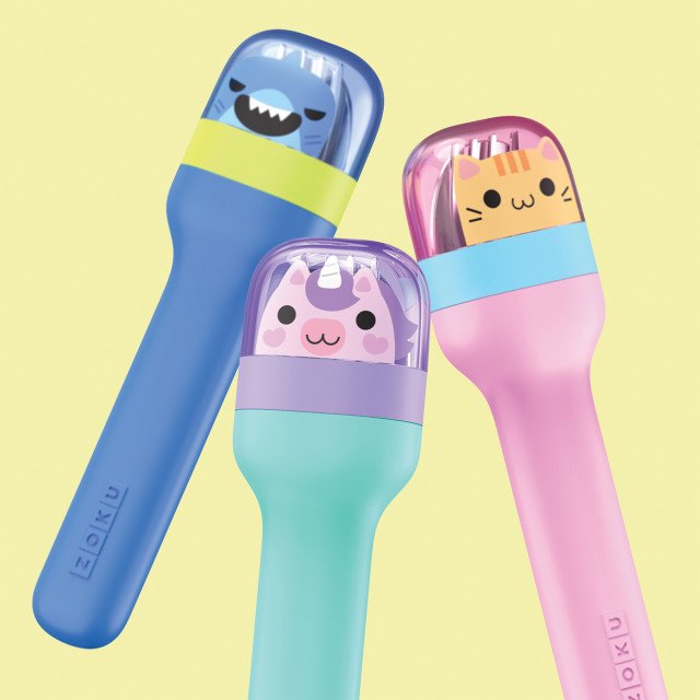 Lifestyle image of Zoku Kids' Pocket Cutlery, Set of 3