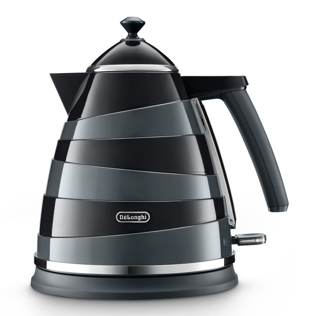 DeLonghi Avvolta Class Cordless Kettle, 1.7L - Black