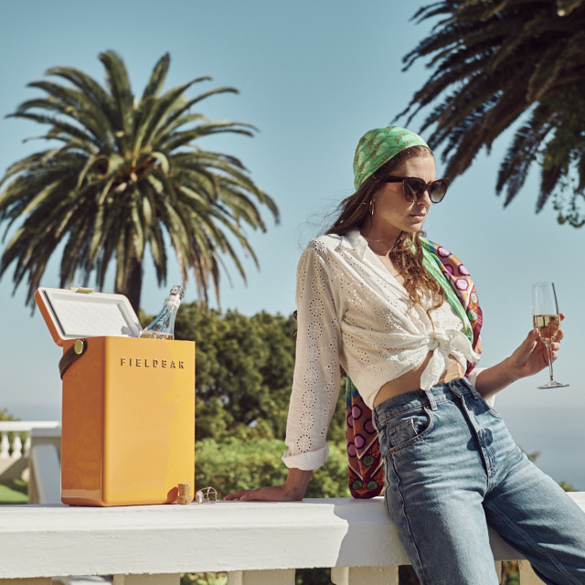Fieldbar Drinks Cooler Box, 10L - Orchard Orange