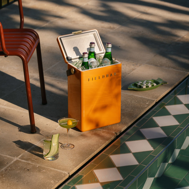 Fieldbar Drinks Cooler Box, 10L - Orchard Orange