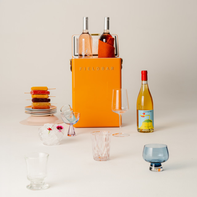 Fieldbar Drinks Cooler Box, 10L - Orchard Orange