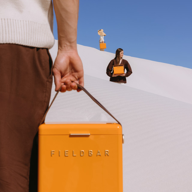 Fieldbar Drinks Cooler Box, 10L - Orchard Orange