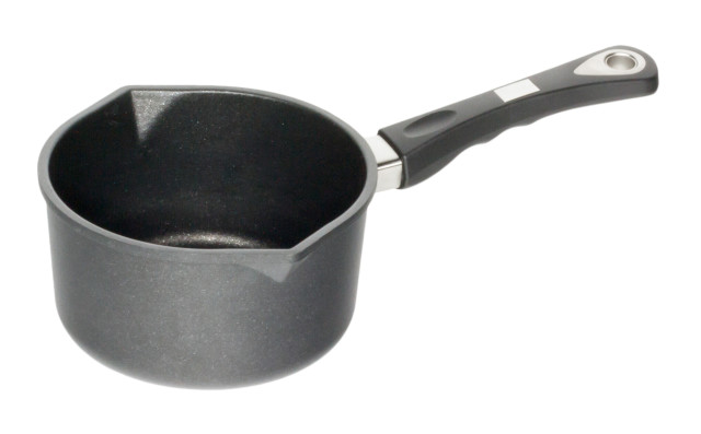 Pack Shot image of AMT Gastroguss Non-Stick Sauce Pot with Pouring Spouts, 18cm