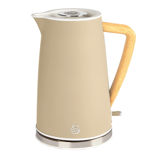 Swan Nordic Cordless Kettle, 1.7L - Oatmeal