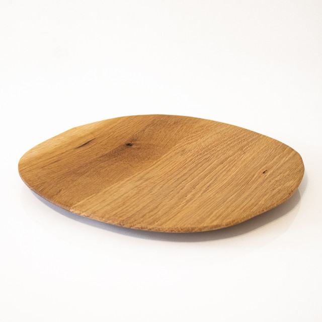 Pack Shot image of Pieter De Jager Rustic Wooden Serving Plate, 29cm
