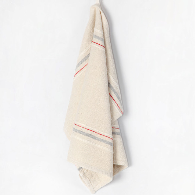 Pack Shot image of Barrydale Hand Weavers Small Country Variegated Striped Towel