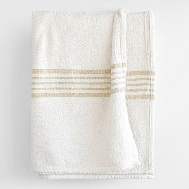 Pack Shot image of Barrydale Hand Weavers Country Striped End Rectangular Tablecloth