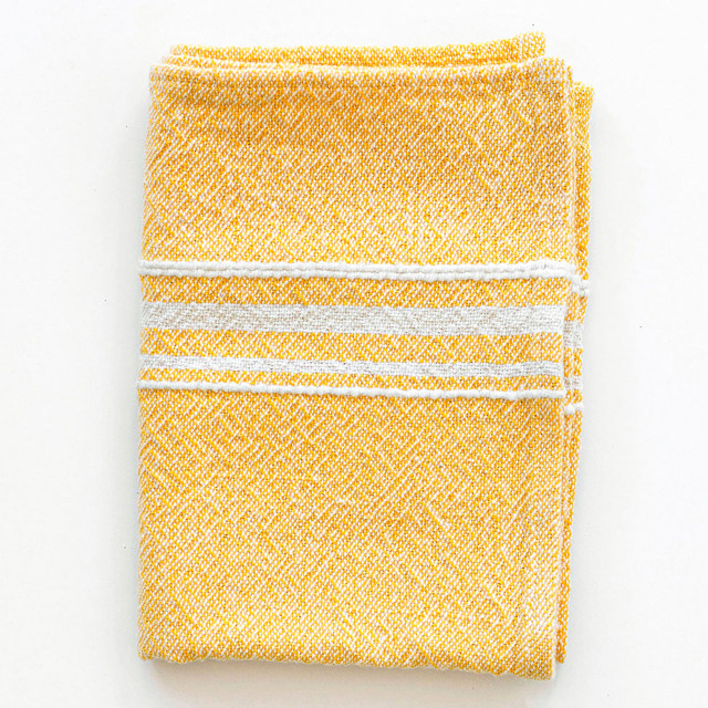 Pack Shot image of Barrydale Hand Weavers Small Contemporary Variegated Striped Towel