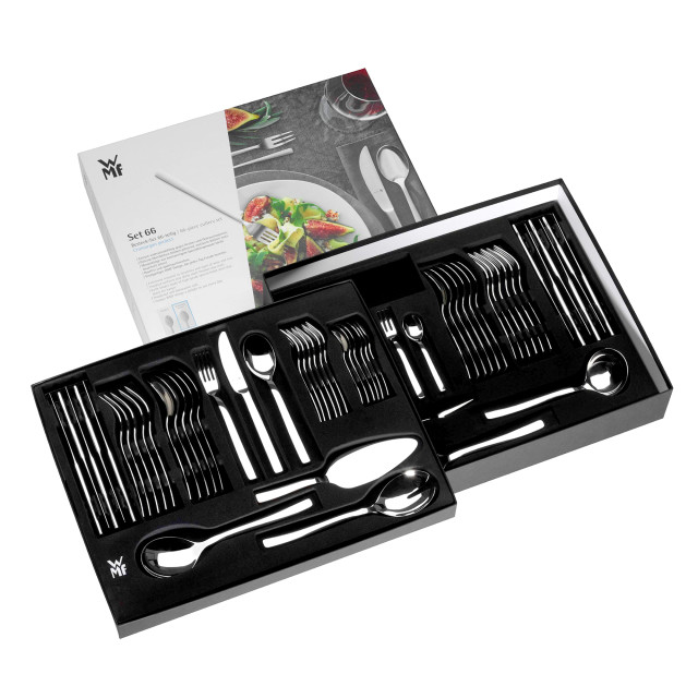WMF Merit Cromargan Protect Stainless Steel Cutlery Set 66 Piece