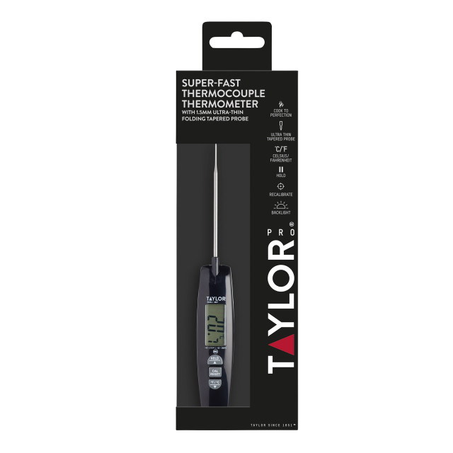 Packaging image of Taylor Pro Super Fast Thermocouple Thermometer