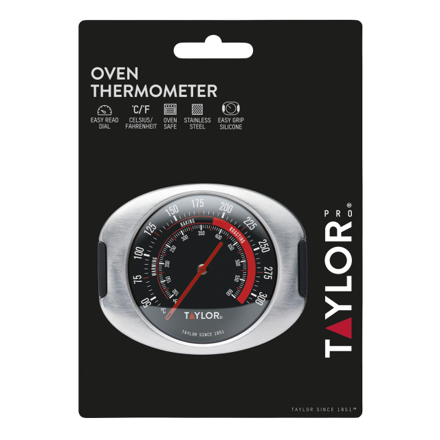 Packaging image of Taylor Pro Stainless Steel Oven Thermometer