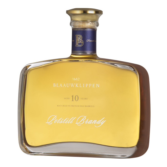 Blaauwklippen 10 Year Old Potstill Brandy, 500ml product shot