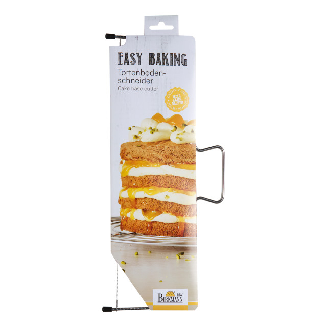 Packaging image of Birkmann Easy Baking Stainless Steel Cake Layer Cutter, 30cm