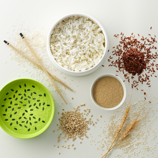 Lifestyle image of Lekue Microwave Quick Rice & Quinoa Cooker