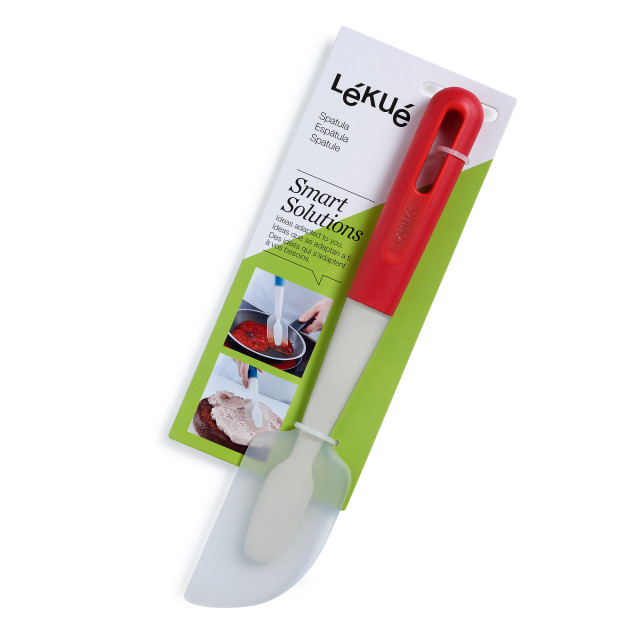 Packaging image of Lekue Angled Red Baking Spatula