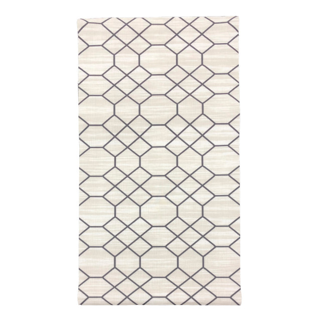 Pack Shot image of Fotakis Rugs & Floors Modas Black & White Geometric Vinyl Rug