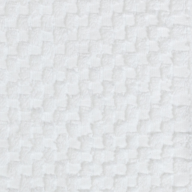 Terry Lustre Waffle Weave 525gsm Face Cloth, White